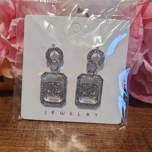 Elegant Silver Drop Earrings